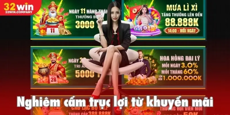 Điều khoản cấm trục lợi từ khuyến mãi